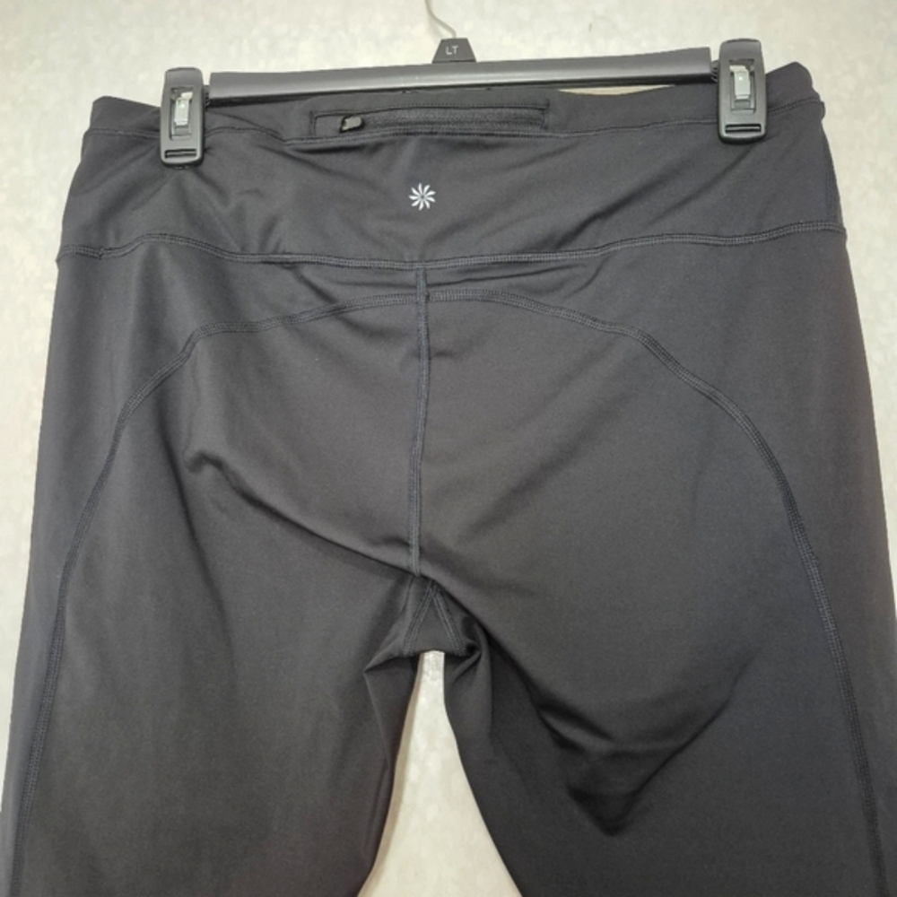 Athleta Black Cropped Leggings Stretchy Athletic Wear..SIZE:XL - Picture 6 of 11